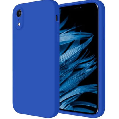 SupShell™️ Minimalist Silicone Phone Case Series for iPhone XR, Klein Blue