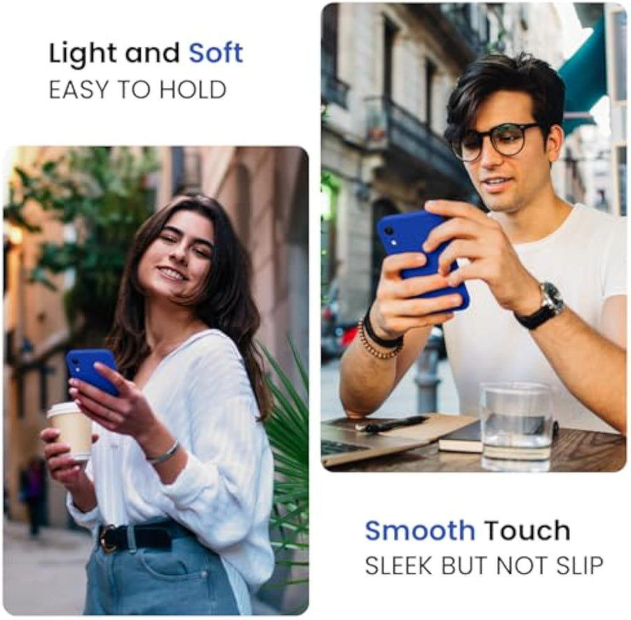 SupShell™️ Minimalist Silicone Phone Case Series for iPhone XR, Klein Blue - Supshell