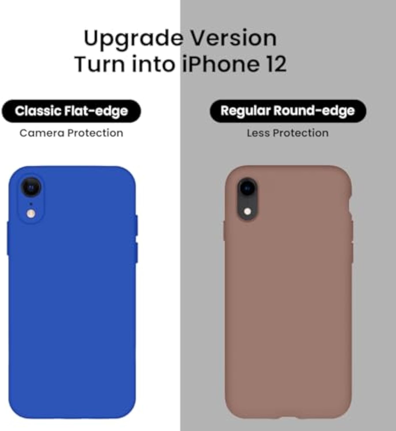 SupShell™️ Minimalist Silicone Phone Case Series for iPhone XR, Klein Blue