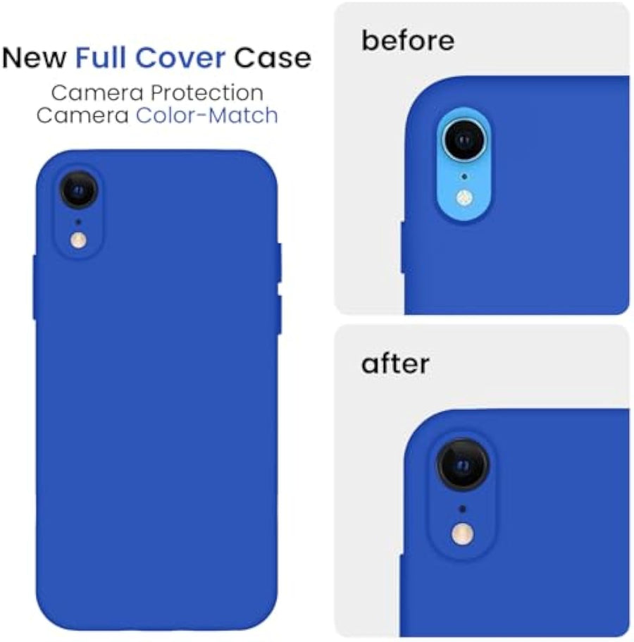 SupShell™️ Minimalist Silicone Phone Case Series for iPhone XR, Klein Blue - Supshell