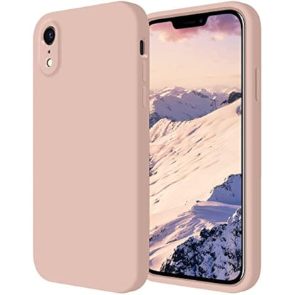 SupShell™️ Minimalist Silicone Phone Case Series for iPhone XR, Pink Sand