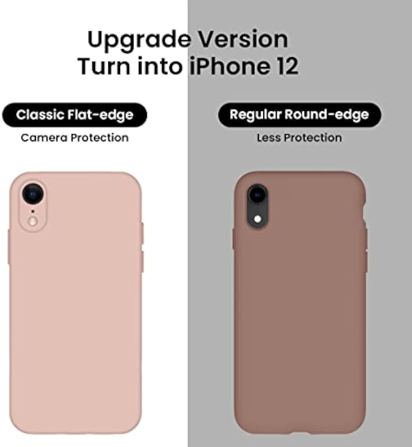 SupShell™️ Minimalist Silicone Phone Case Series for iPhone XR, Pink Sand