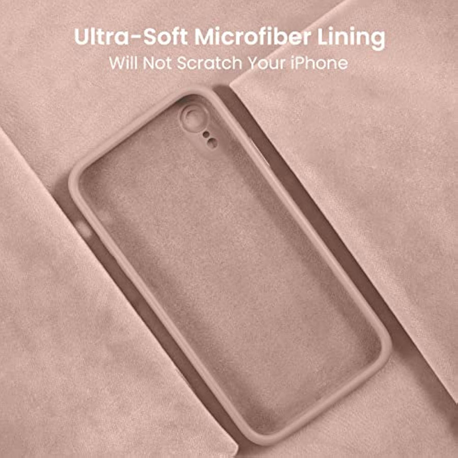 SupShell™️ Minimalist Silicone Phone Case Series for iPhone XR, Pink Sand - Supshell