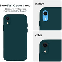 SupShell™️ Minimalist Silicone Phone Case Series for iPhone XR, Teal - Supshell