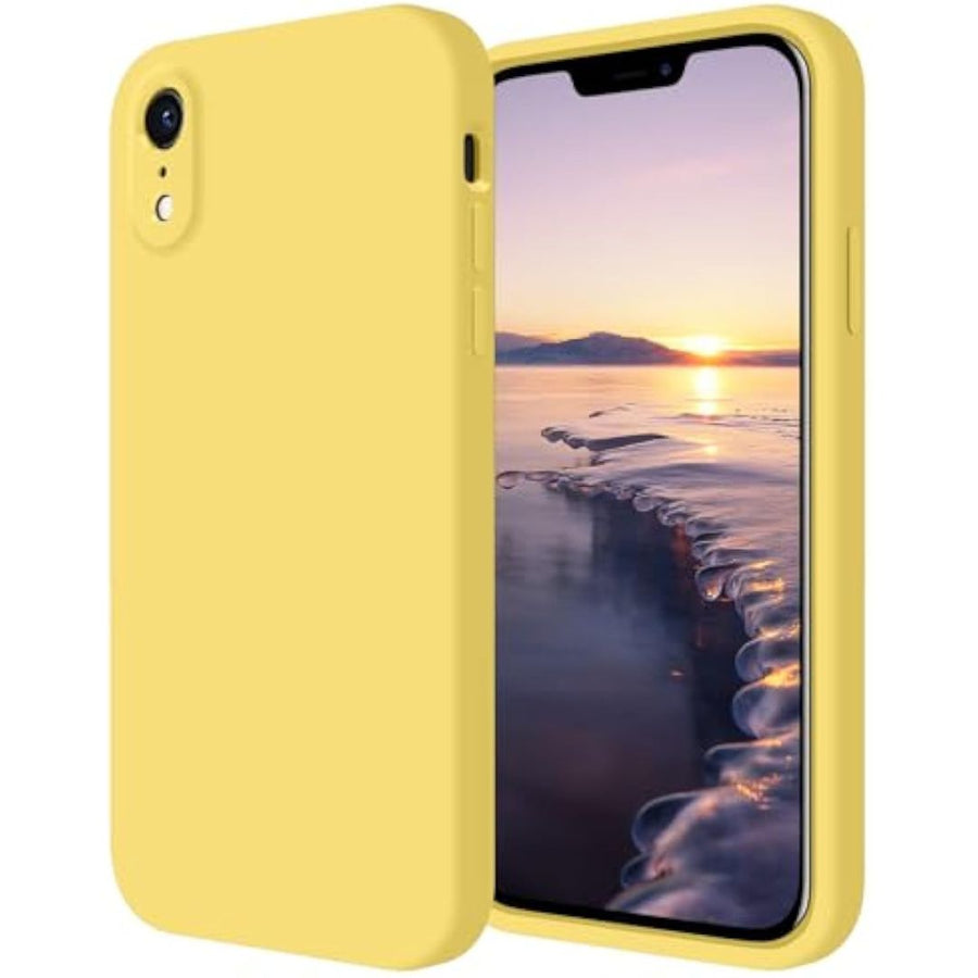 SupShell™️ Minimalist Silicone Phone Case Series for iPhone XR, Yellow - Supshell