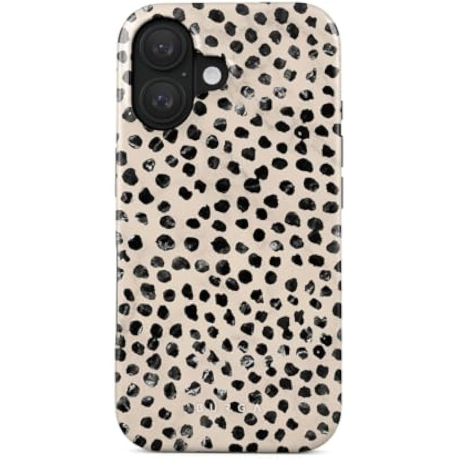 SupShell™️ Silicone Marble Textures Phone Case Series for iPhone 16, 15, 14, 13, 12, Almond Latte - Supshell