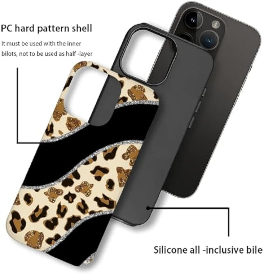 SupShell™️ TPU Geometric Pattern Case Series Compatible with iPhone Series, Leopard - Supshell