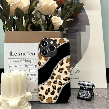 SupShell™️ TPU Geometric Pattern Case Series Compatible with iPhone Series, Leopard