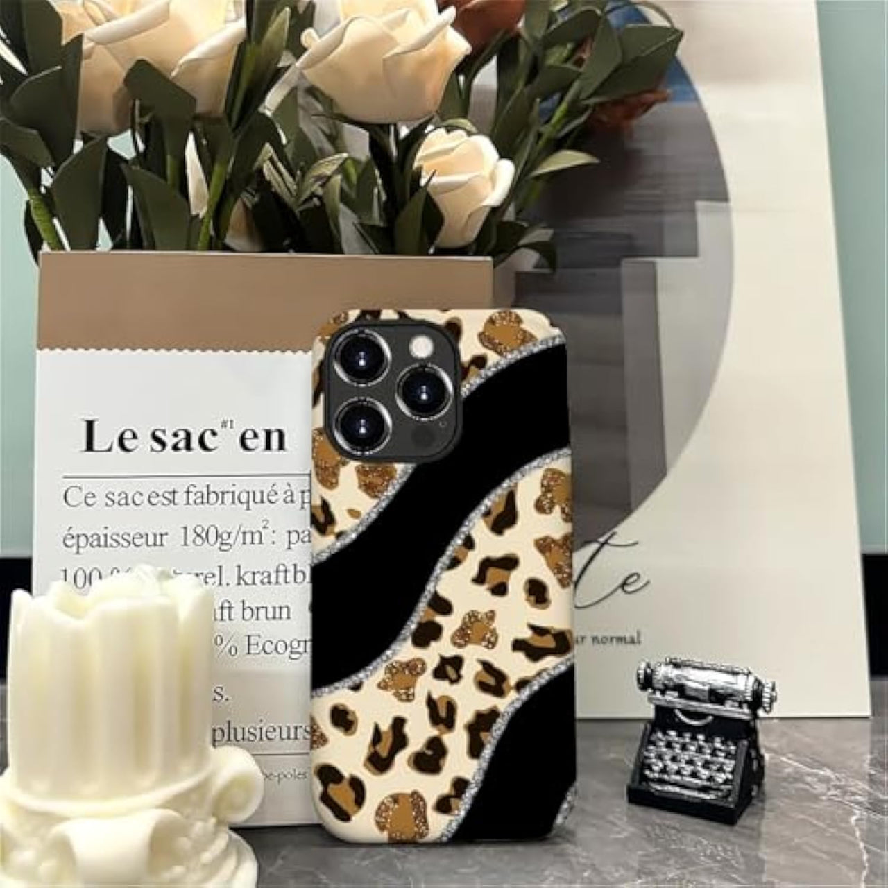 SupShell™️ TPU Geometric Pattern Case Series Compatible with iPhone Series, Leopard - Supshell