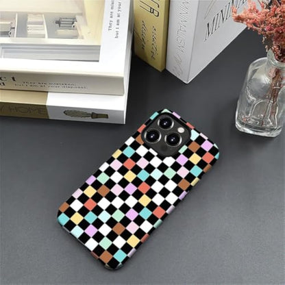 SupShell™️ TPU Geometric Pattern Case Series Compatible with iPhone Series, Checkerboard