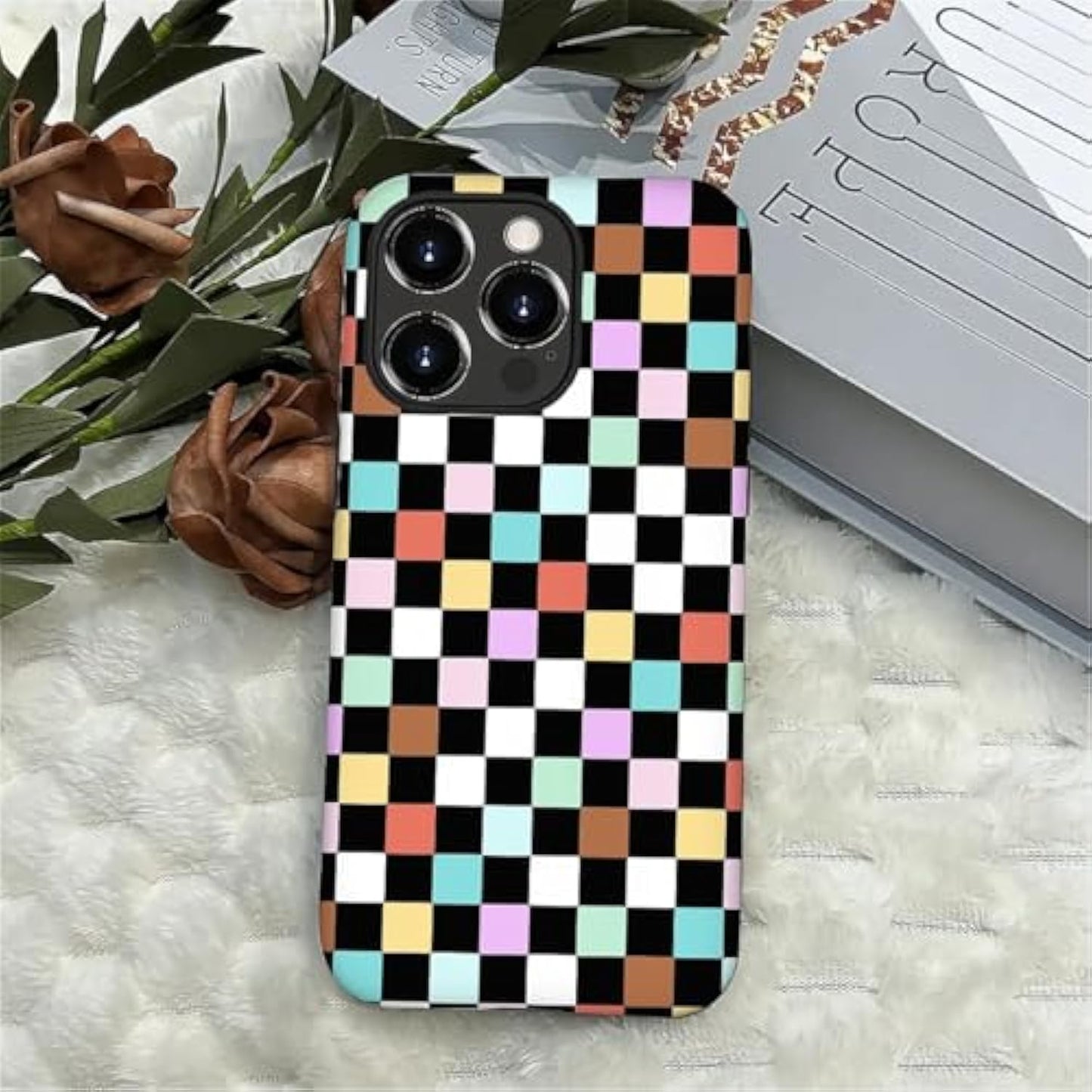 SupShell™️ TPU Geometric Pattern Case Series Compatible with iPhone Series, Checkerboard