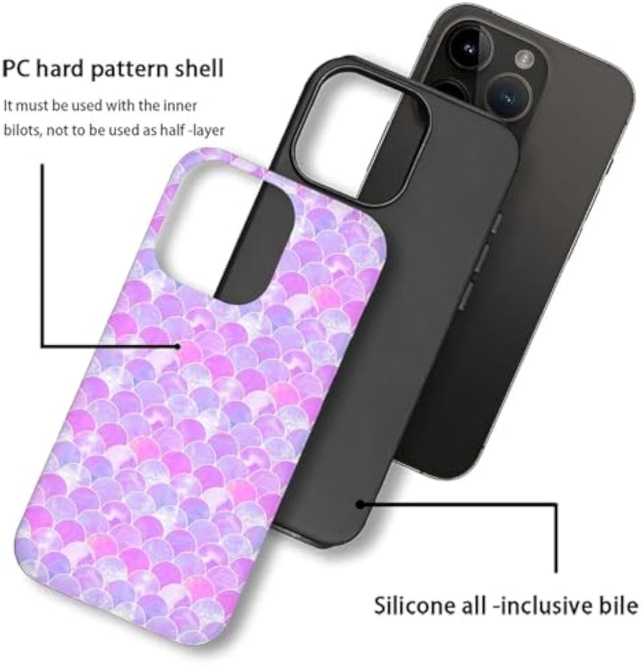 SupShell™️ TPU Geometric Pattern Case Series Compatible with iPhone Series, Mermaid - Supshell