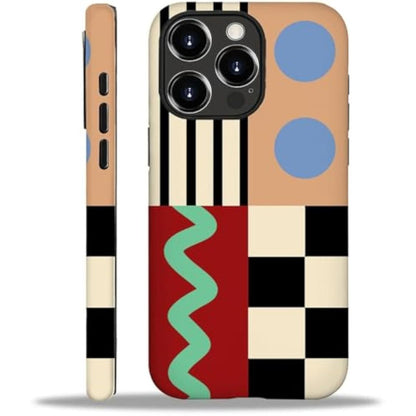 SupShell™️ TPU Geometric Pattern Case Series Compatible with iPhone Series, Stitching