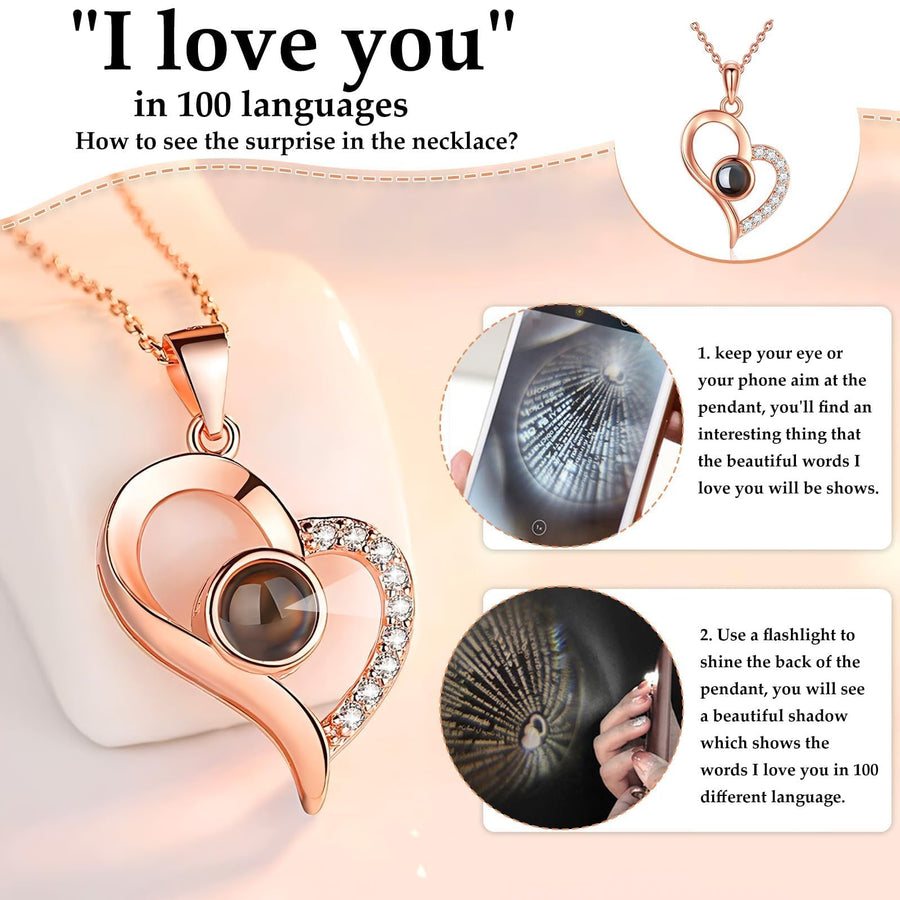 Mangalmay Rose Flower Premium Box with Necklace (🔥Gift for Beloved One🔥)