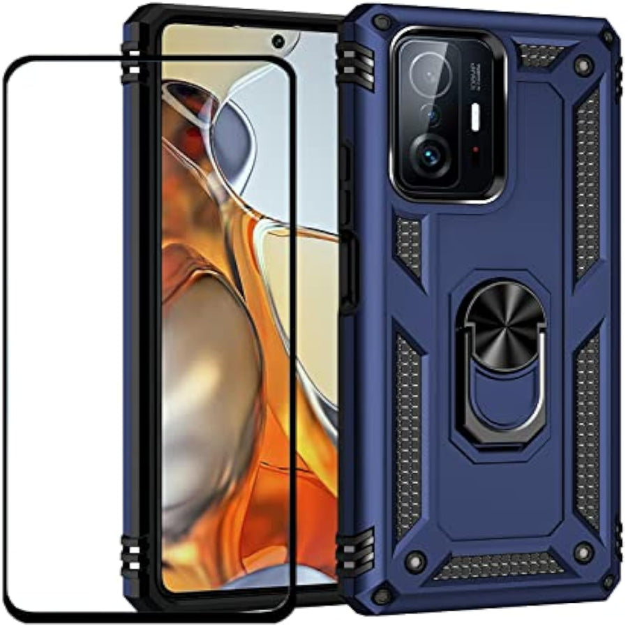 SupShell™️ TPU Military Protection Shockproof Rugged Armor Case Series for Mi 11T / 11T Pro, Blue - Supshell