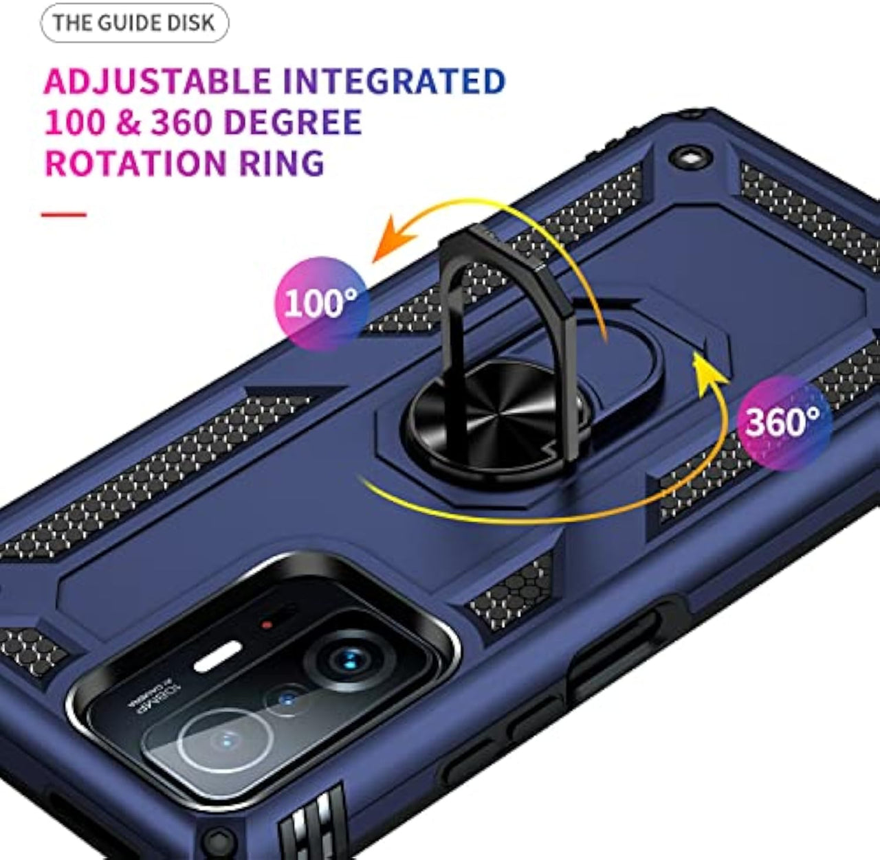 SupShell™️ TPU Military Protection Shockproof Rugged Armor Case Series for Mi 11T / 11T Pro, Blue - Supshell