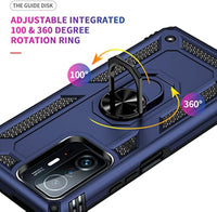 SupShell™️ TPU Military Protection Shockproof Rugged Armor Case Series for Mi 11T / 11T Pro, Blue - Supshell