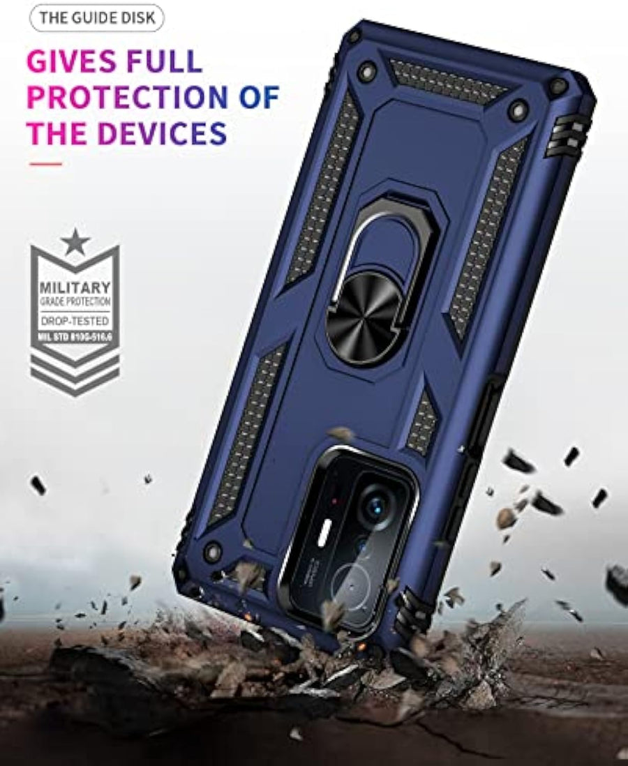 SupShell™️ TPU Military Protection Shockproof Rugged Armor Case Series for Mi 11T / 11T Pro, Blue - Supshell
