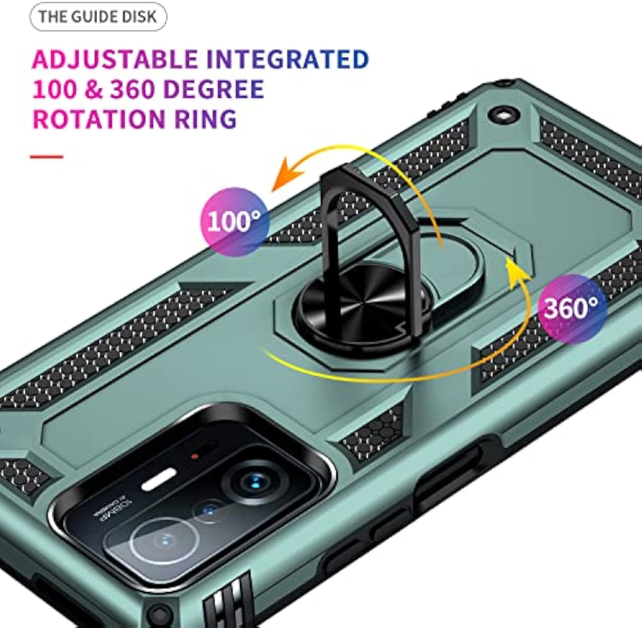 SupShell™️ TPU Military Protection Shockproof Rugged Armor Case Series for Mi 11T / 11T Pro, Green - Supshell