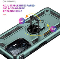 SupShell™️ TPU Military Protection Shockproof Rugged Armor Case Series for Mi 11T / 11T Pro, Green - Supshell