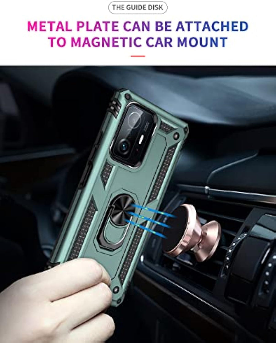 SupShell™️ TPU Military Protection Shockproof Rugged Armor Case Series for Mi 11T / 11T Pro, Green - Supshell