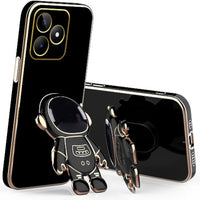 SupShell™️ Silicone Cute Astronaut Case Series Compatible with Realme Note 50, Black - Supshell