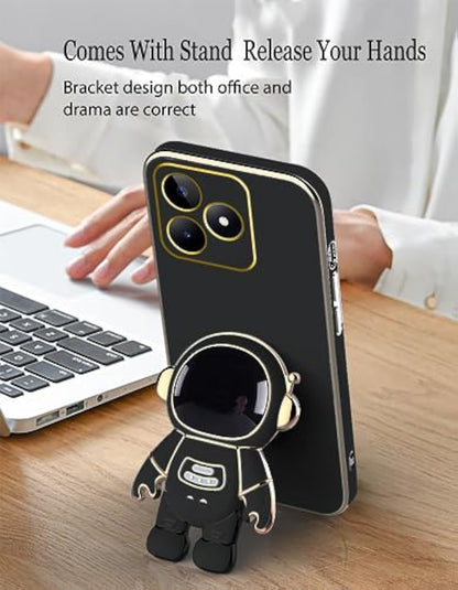 SupShell™️ Silicone Cute Astronaut Case Series Compatible with Realme Note 50, Black