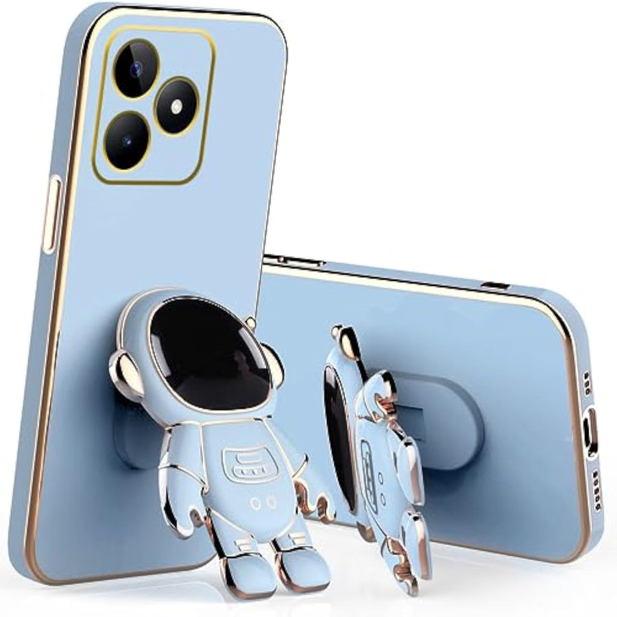 SupShell™️ Silicone Cute Astronaut Case Series Compatible with Realme Note 50, Blue - Supshell