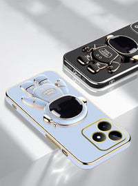 SupShell™️ Silicone Cute Astronaut Case Series Compatible with Realme Note 50, Blue - Supshell