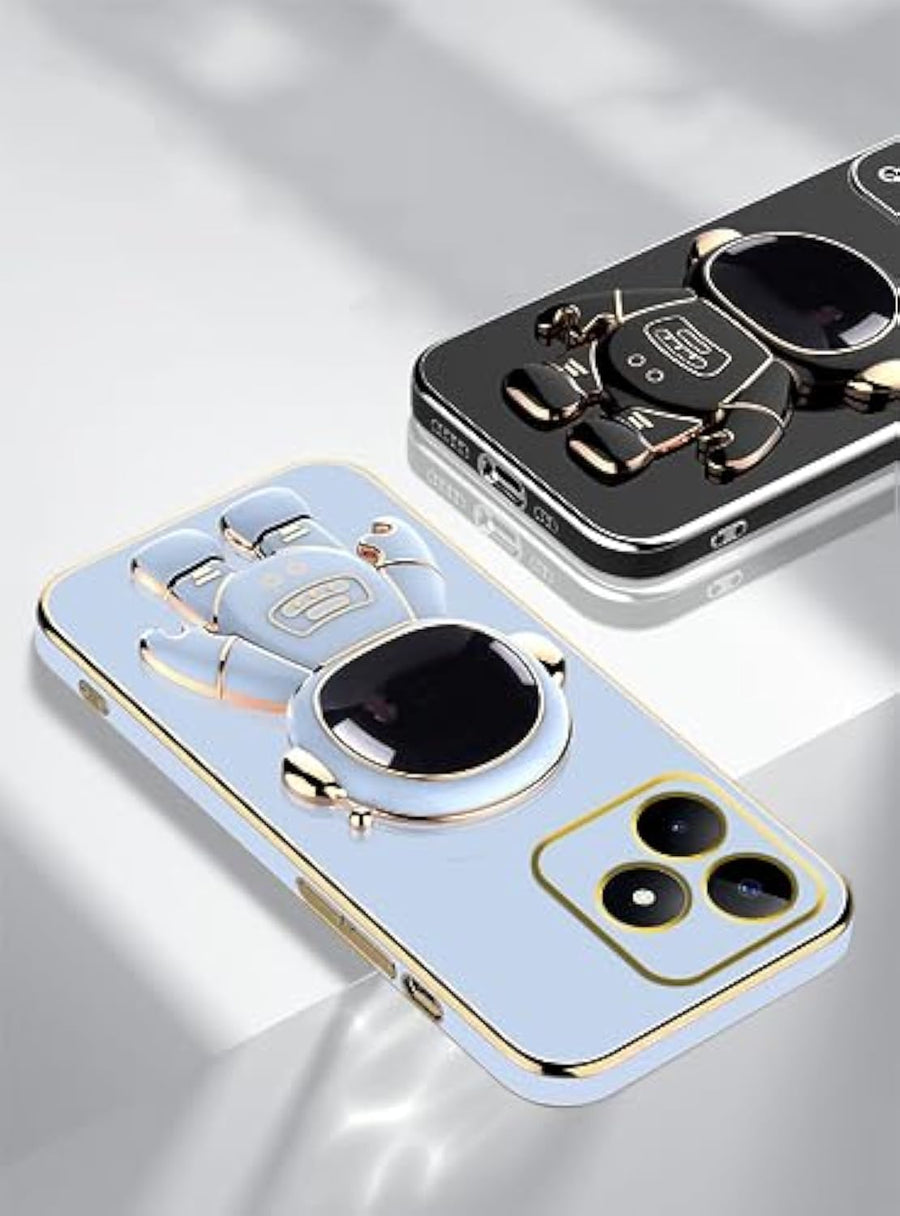 SupShell™️ Silicone Cute Astronaut Case Series Compatible with Realme Note 50, Blue - Supshell