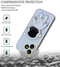 SupShell™️ Silicone Cute Astronaut Case Series Compatible with Realme Note 50, Blue - Supshell