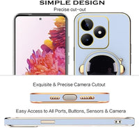 SupShell™️ Silicone Cute Astronaut Case Series Compatible with Realme Note 50, Blue - Supshell