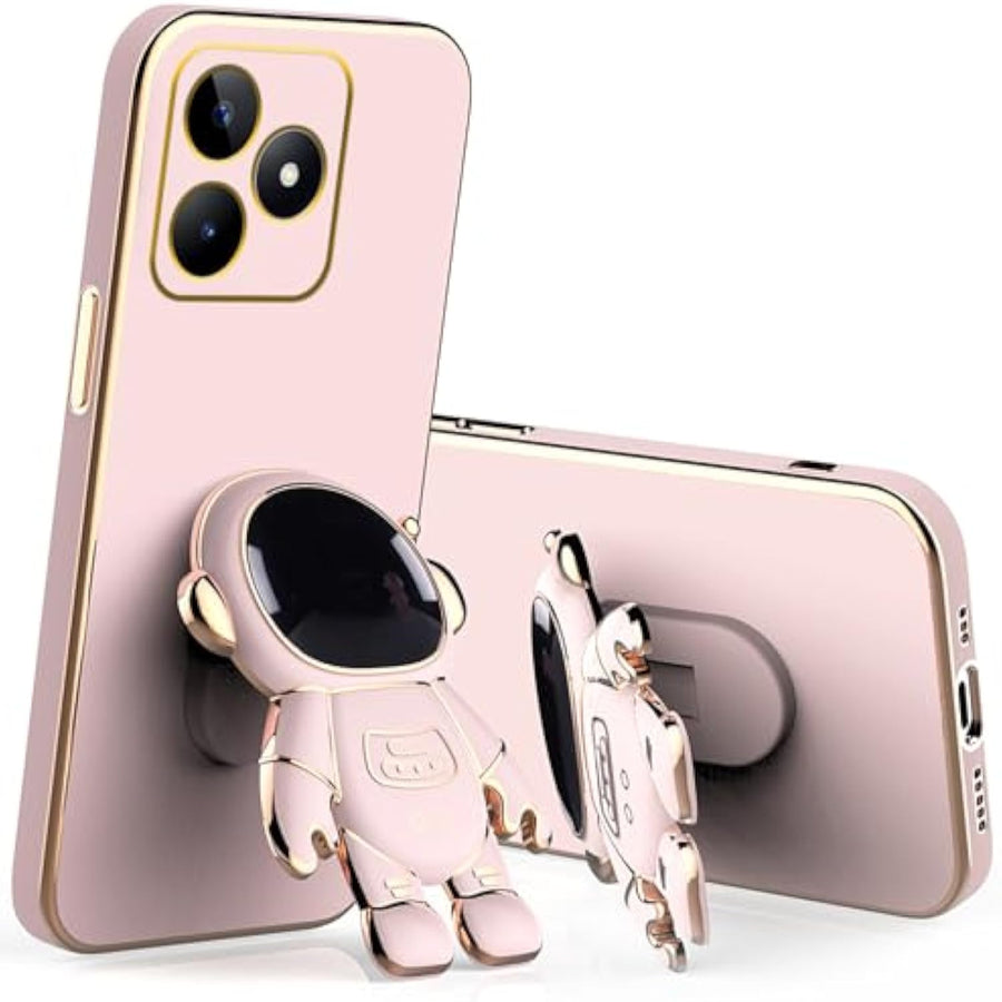 SupShell™️ Silicone Cute Astronaut Case Series Compatible with Realme Note 50, Pink - Supshell