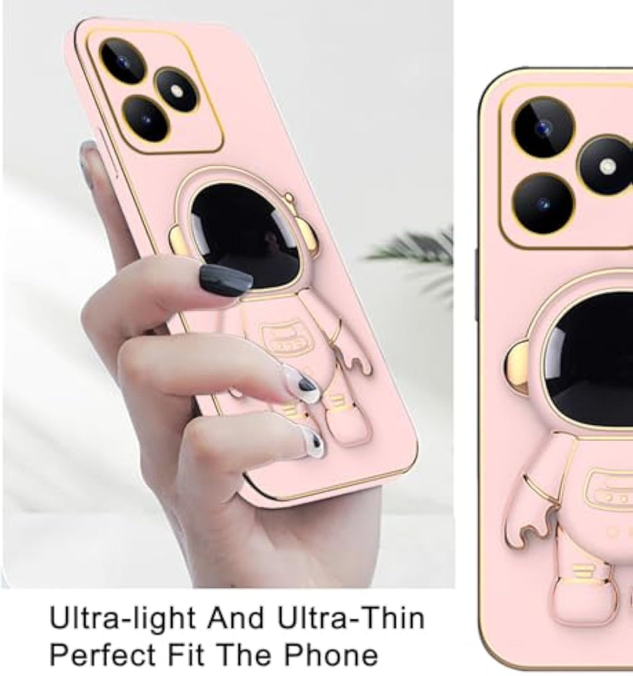 SupShell™️ Silicone Cute Astronaut Case Series Compatible with Realme Note 50, Pink - Supshell