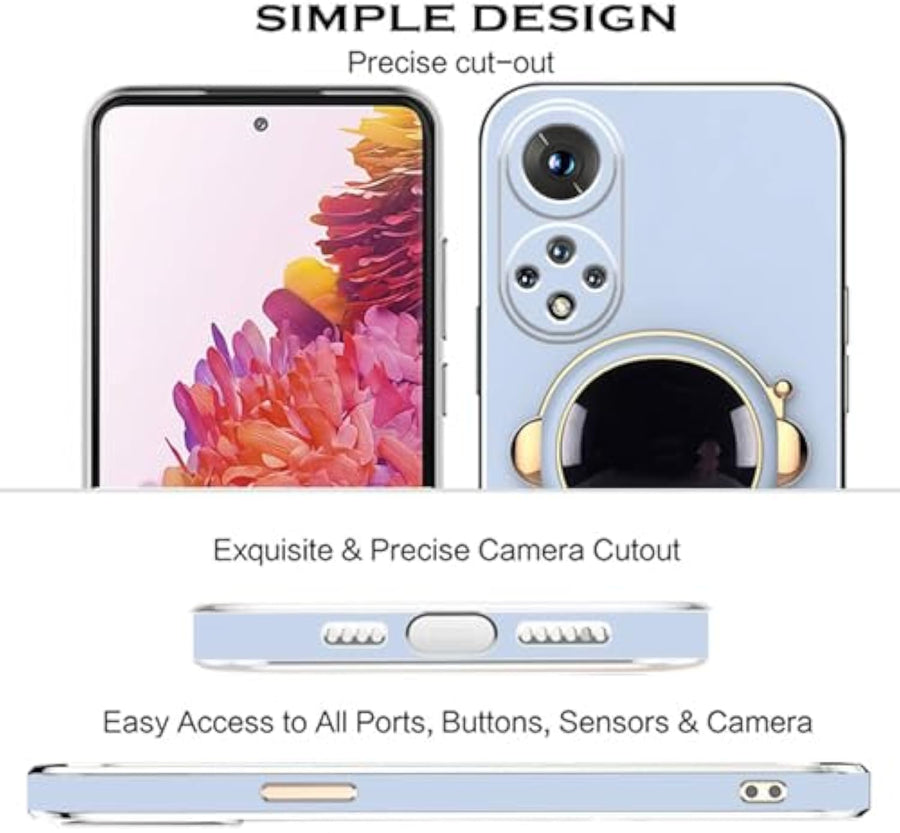 SupShell™️ Silicone Cute Astronaut Case Series Compatible with Realme Note 50, Pink - Supshell