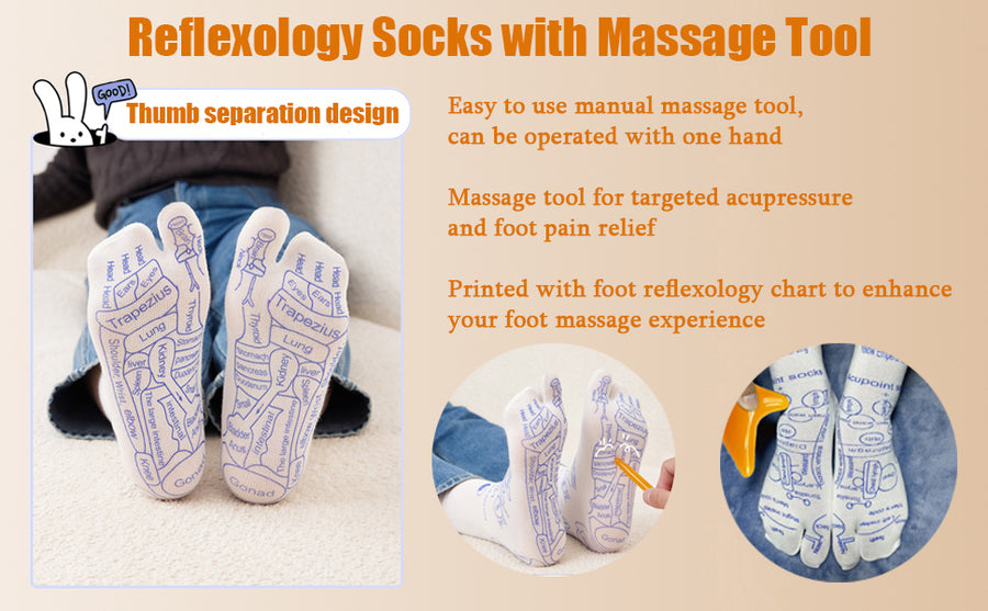 Reflexology Foot Massage Socks