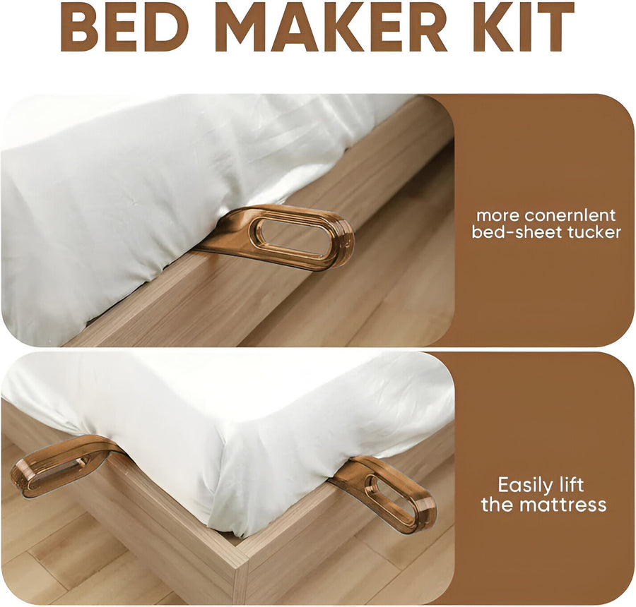 2 in 1 Mattress Lifter & Bed sheet Tucker Tool (Pack of 2)