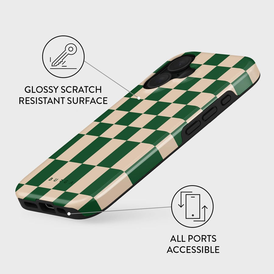 SupShell™️ Silicone Marble Textures Phone Case Series for iPhone 16, 15, 14, 13, 12, Ivy League - Supshell