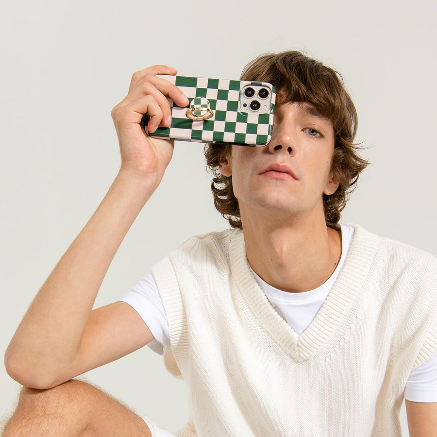 SupShell™️ Silicone Marble Textures Phone Case Series for iPhone 16, 15, 14, 13, 12, Ivy League - Supshell