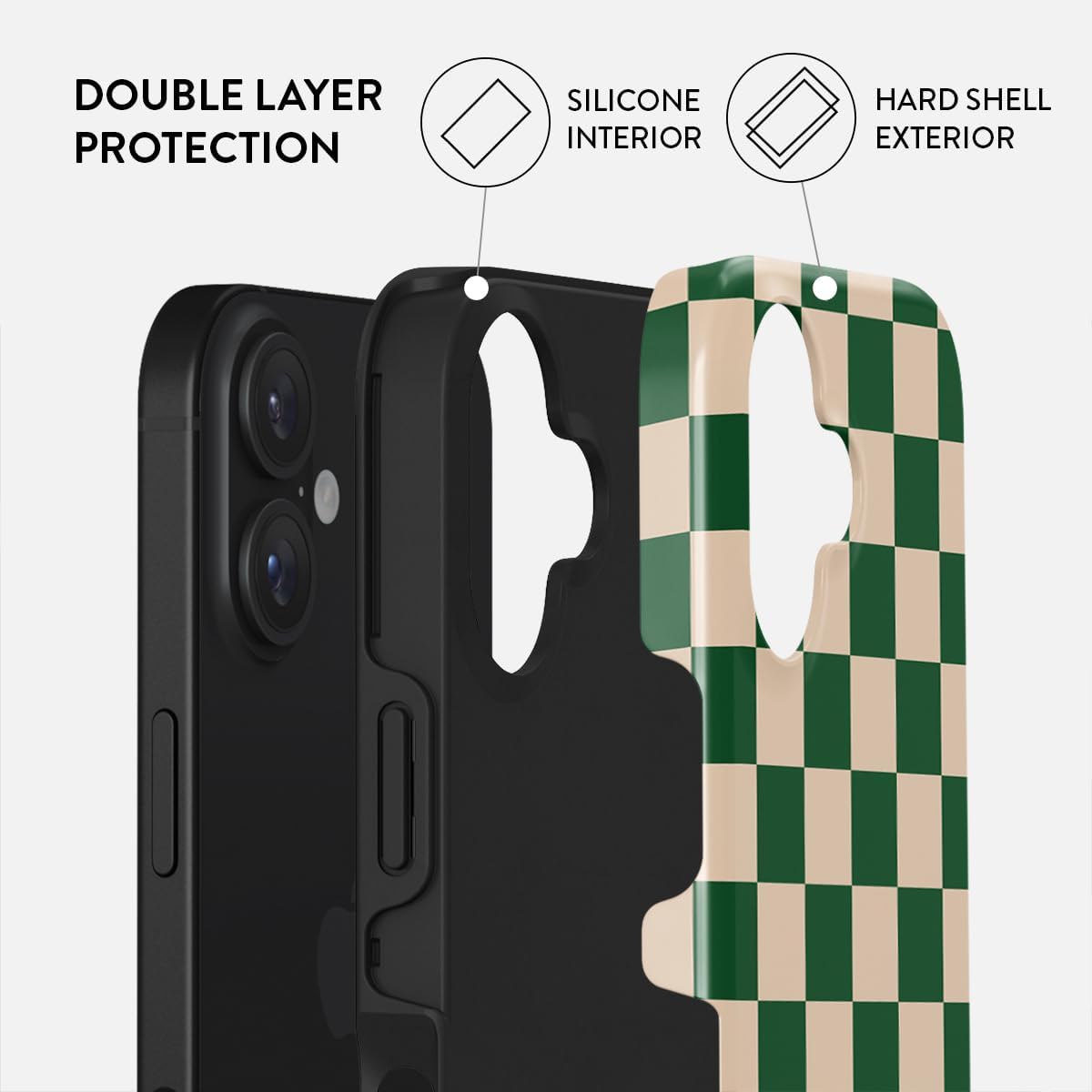 SupShell™️ Silicone Marble Textures Phone Case Series for iPhone 16, 15, 14, 13, 12, Ivy League