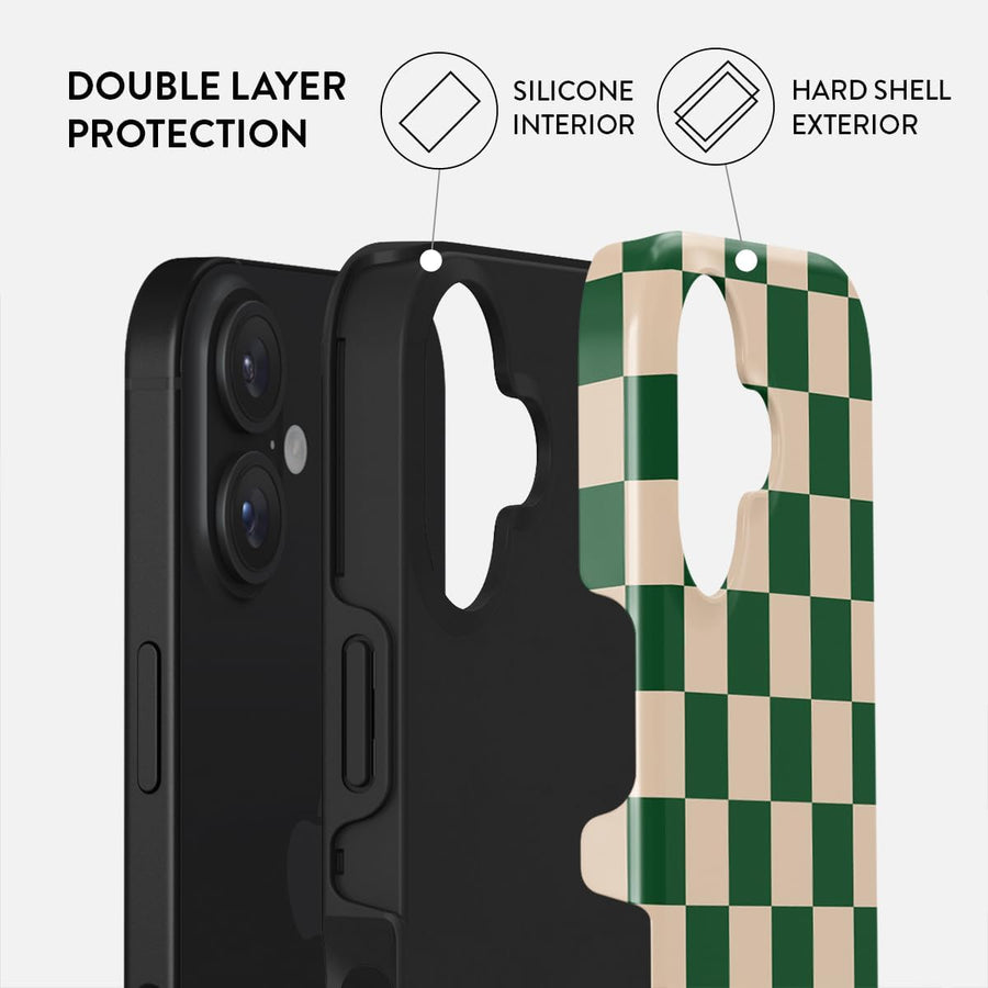 SupShell™️ Silicone Marble Textures Phone Case Series for iPhone 16, 15, 14, 13, 12, Ivy League - Supshell