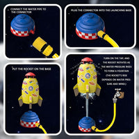 Rocket Sprinkler For Kids