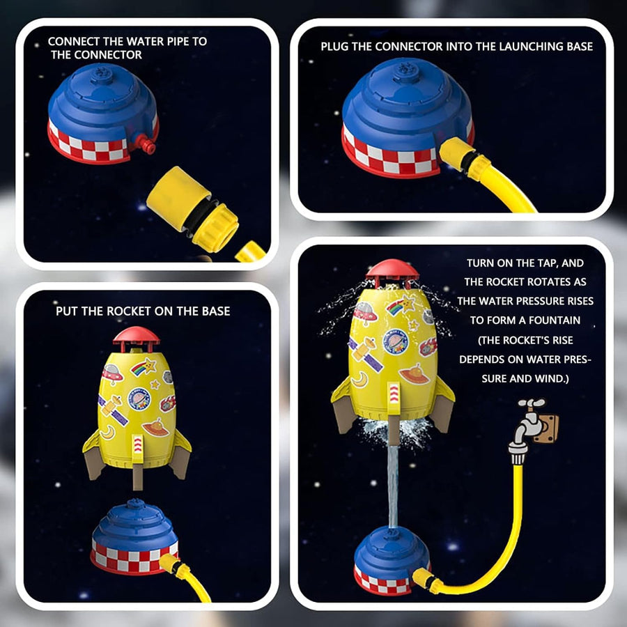 Rocket Sprinkler For Kids
