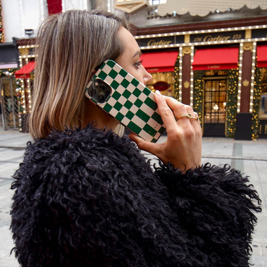 SupShell™️ Silicone Marble Textures Phone Case Series for iPhone 16, 15, 14, 13, 12, Ivy League - Supshell