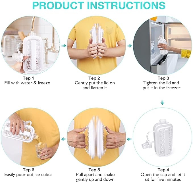 2-in-1 Water Bottle and Ice Ball Maker