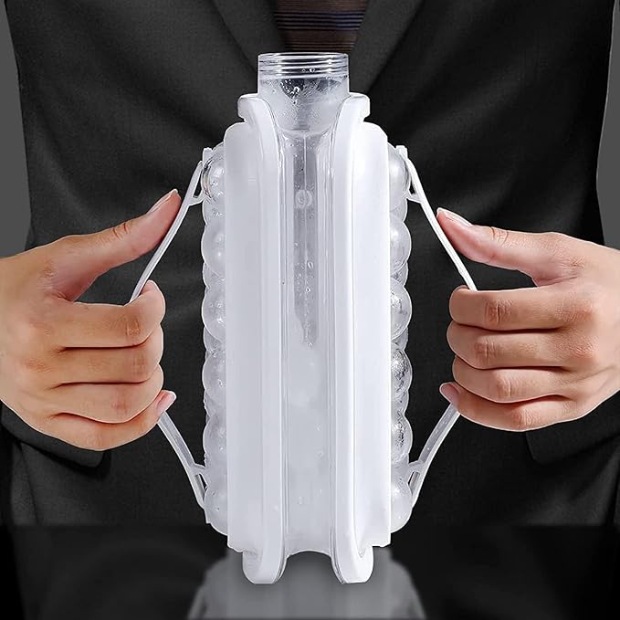 2-in-1 Water Bottle and Ice Ball Maker