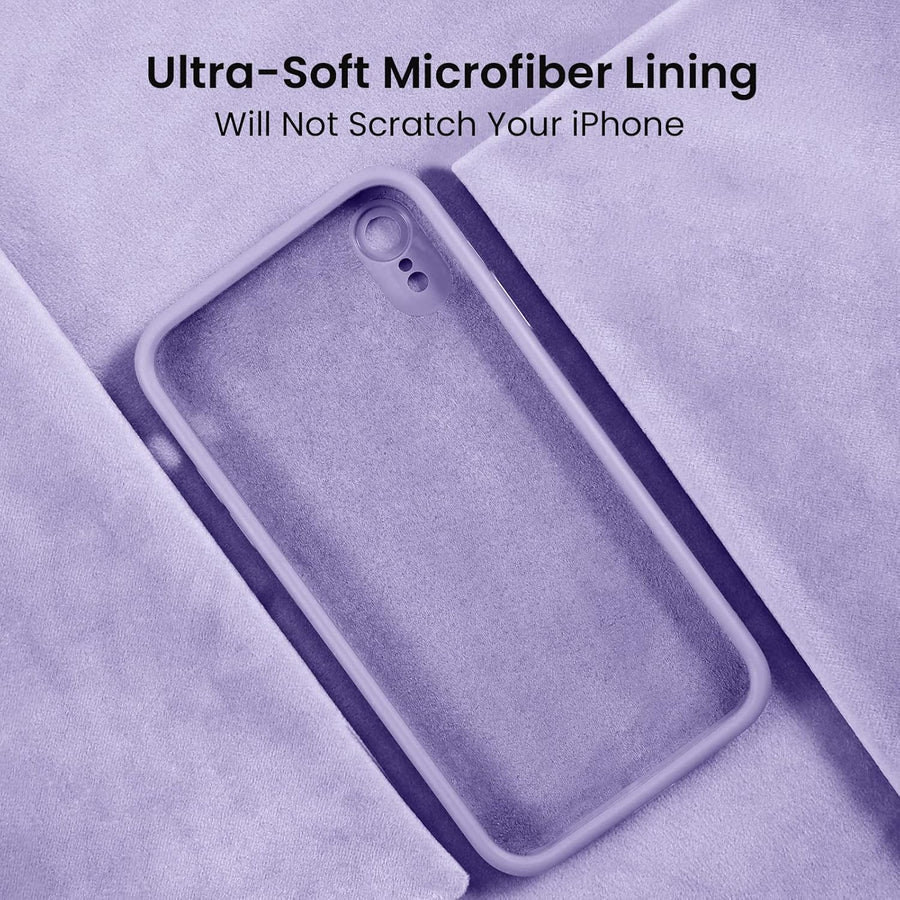 SupShell™️ Minimalist Silicone Phone Case Series for iPhone XR, Clove Purple - Supshell