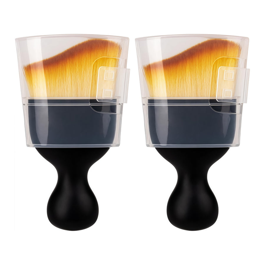 Scratch-Free Car Cleaning Brush with Cover – Soft Bristle Duster for Interior, Vents, Home