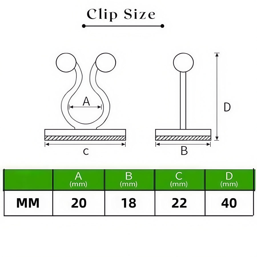 60 Pcs Plant Wall Climbing Clips - Green Plastic Support Hooks