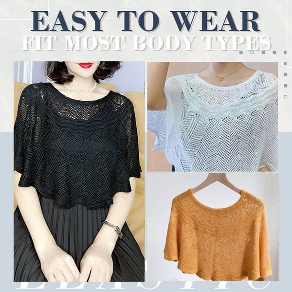 Knitted Sun-proof Shawl (🔥Gift Pearl Clips 1pcs🔥) - Supshell